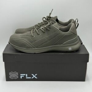 NWT FLX Tarmac Green Dynamic Knit Air Foam Training Dart Sneakers Mens Size 9.5